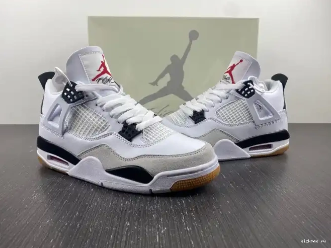 Rep Kickmax Retro 4 DR5415-100 SB Jordan 0613